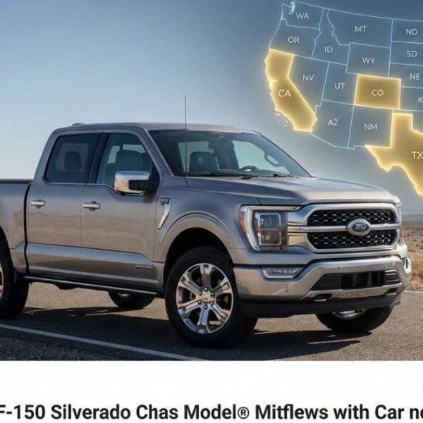 Cheapest state to buy a truck in the USA with highlighted states on a map