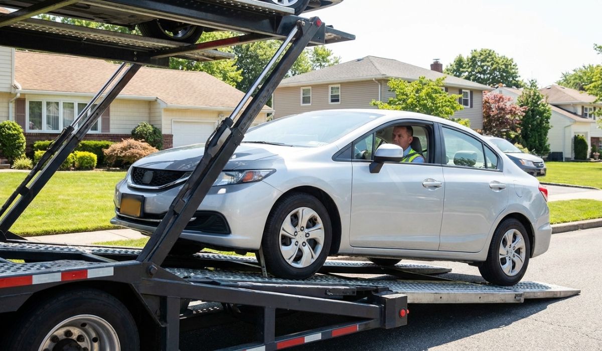 Door-to-door auto transport pickup in New York Door-to-door auto transport pickup in New York