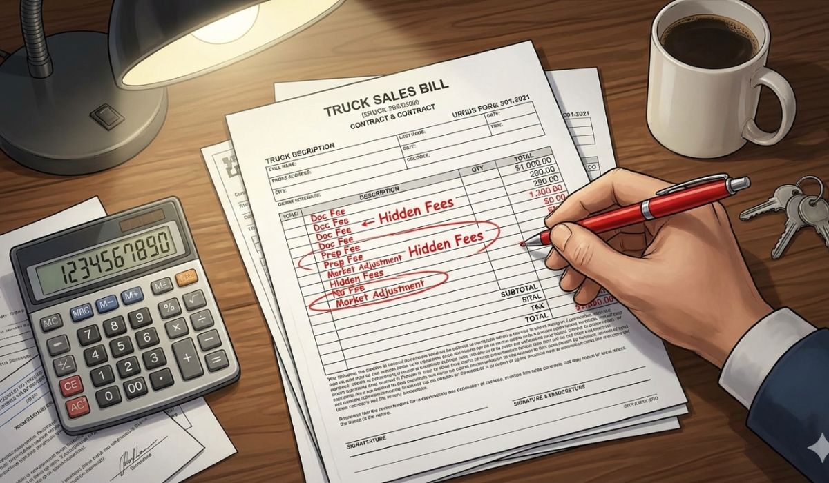 Hidden truck buying fees including registration and documentation costs Hidden truck buying fees including registration and documentation costs