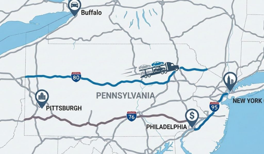 Best Pennsylvania To New York Vehicle Transport – 2026 Usa