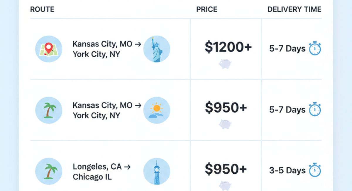 Popular Missouri to New York Auto Transport Routes and Pricing Popular Missouri to New York Auto Transport Routes and Pricing