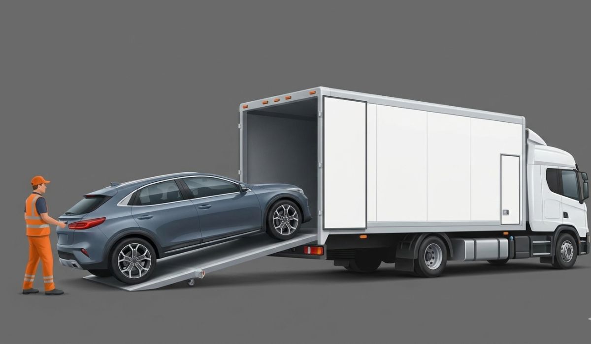 Carrier assignment and vehicle loading for cross country car transport