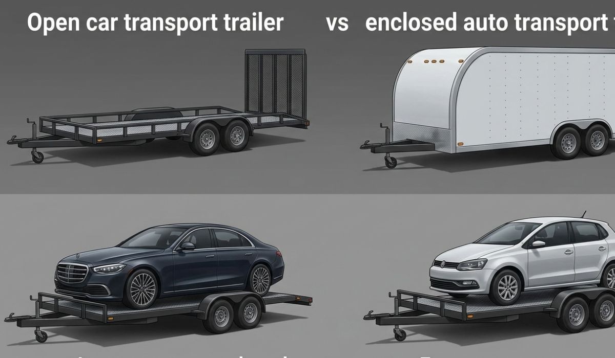 Comparison of open vs enclosed auto transport for cross country car shipping