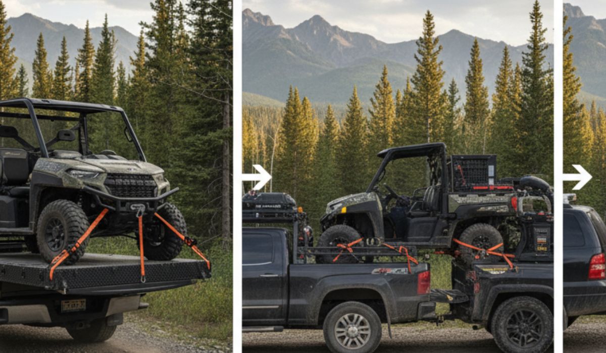 Comparison of top UTV hauling systems including truck decks and hitch carriers