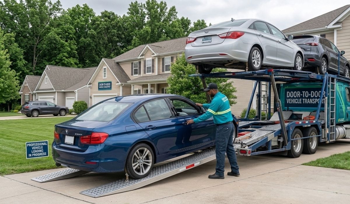 Door-to-door car shipping pickup service in New York