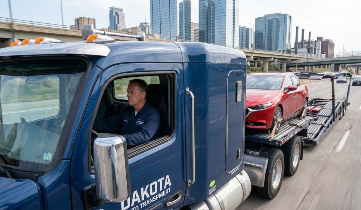 Expedited car shipping with professional drivers in South Dakota for fast and reliable vehicle delivery