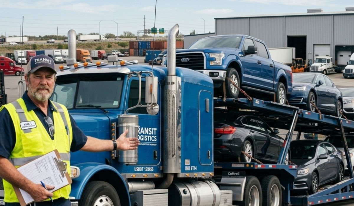 Experienced auto transport driver responsible for safe vehicle delivery.