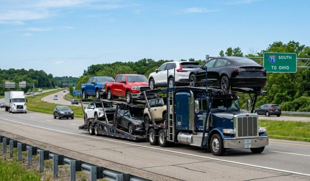 Michigan to Ohio Vehicle Transport