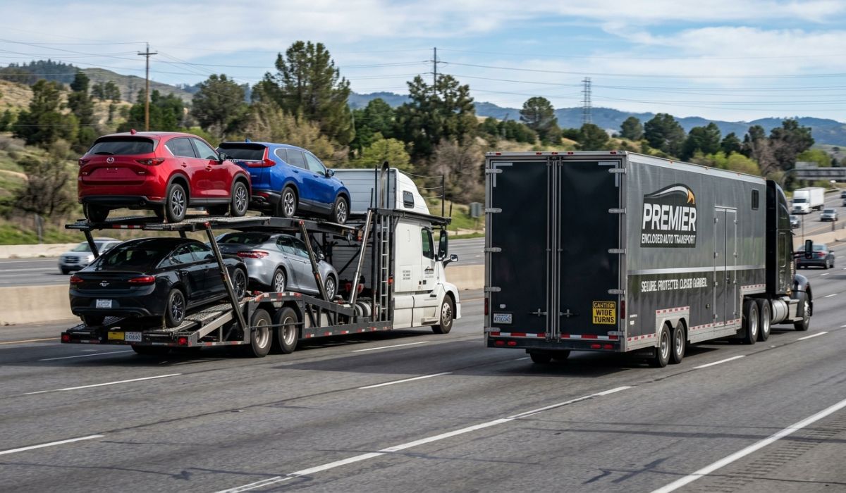 Open and enclosed auto transport services for Alabama to Texas vehicle shipping