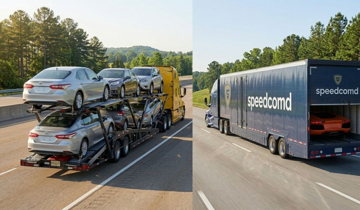 Open and enclosed Mississippi car shipping transport comparison
