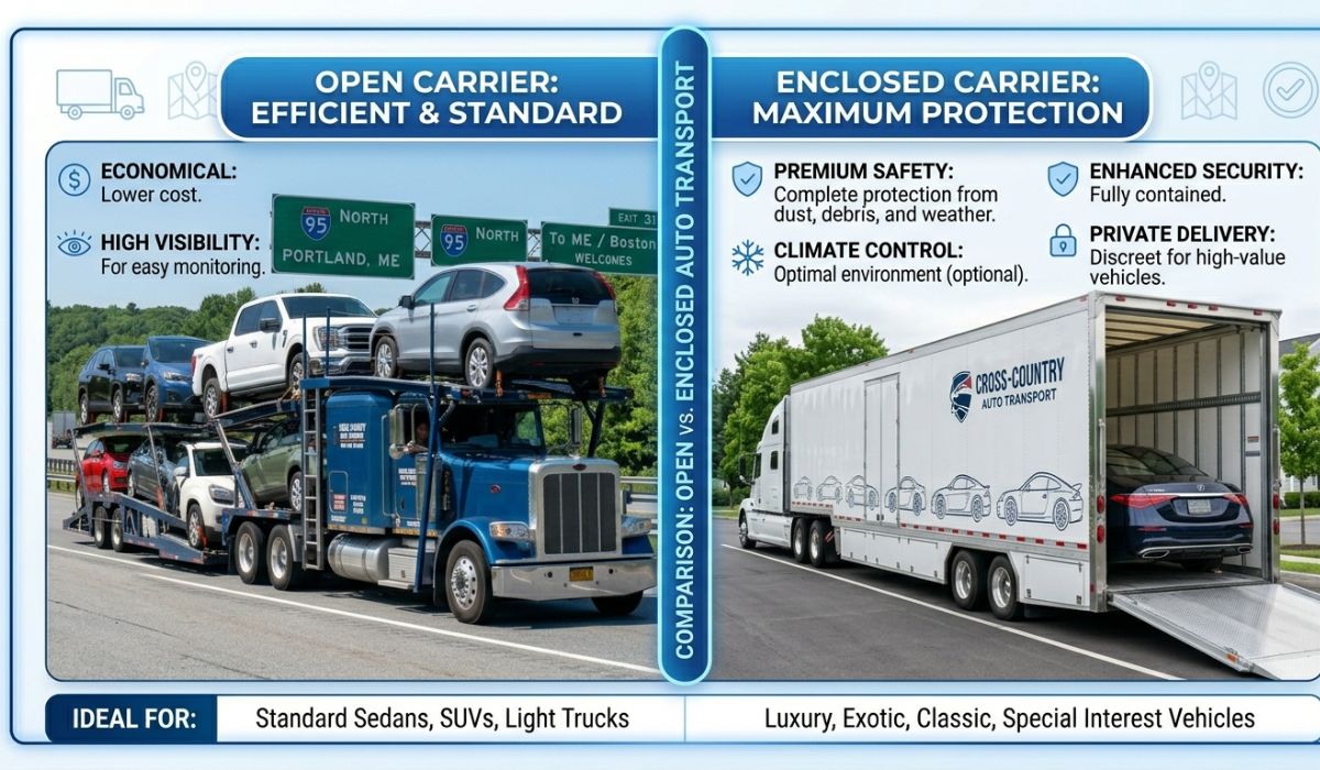 open vs enclosed auto transport comparison