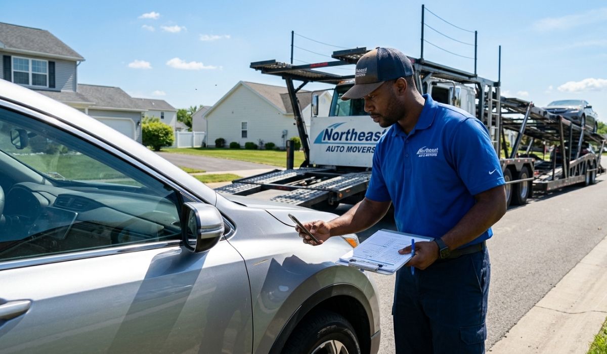 Preparing your vehicle for New York car shipping with inspection and cleaning