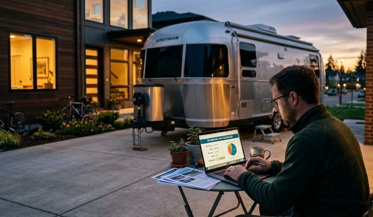 RV shipping calculator estimating RV transport price estimate online