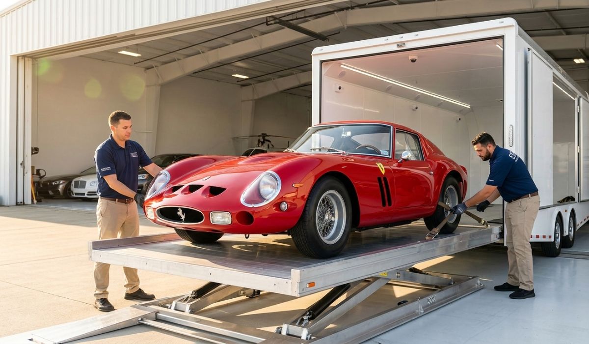 Specialty and luxury vehicle transport in New York with enclosed carriers