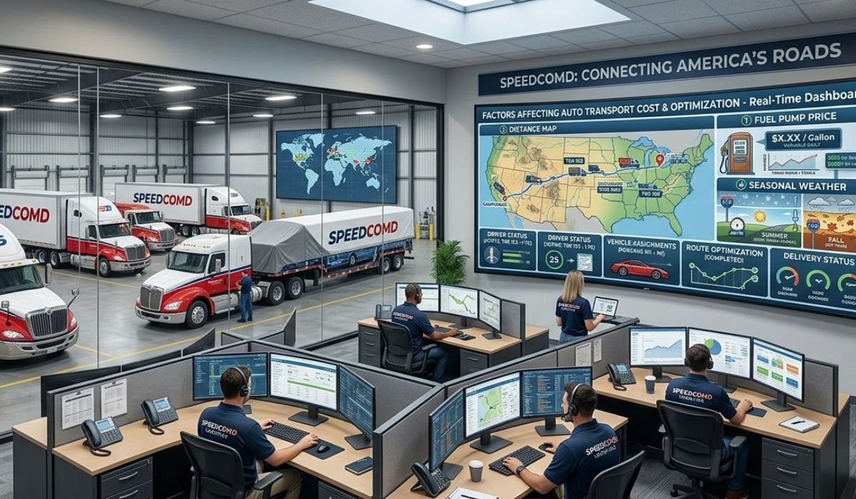 SpeedComd auto transport company managing California to Michigan vehicle shipping logistics