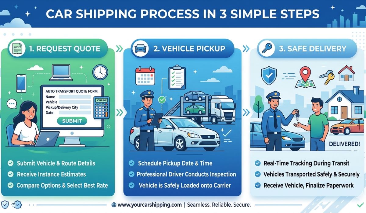 Step-by-step process for New Jersey to Georgia auto transport with Speedcomd