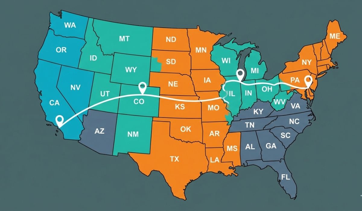 Transit time and shipping timeframe for cross country auto shipping across the USA