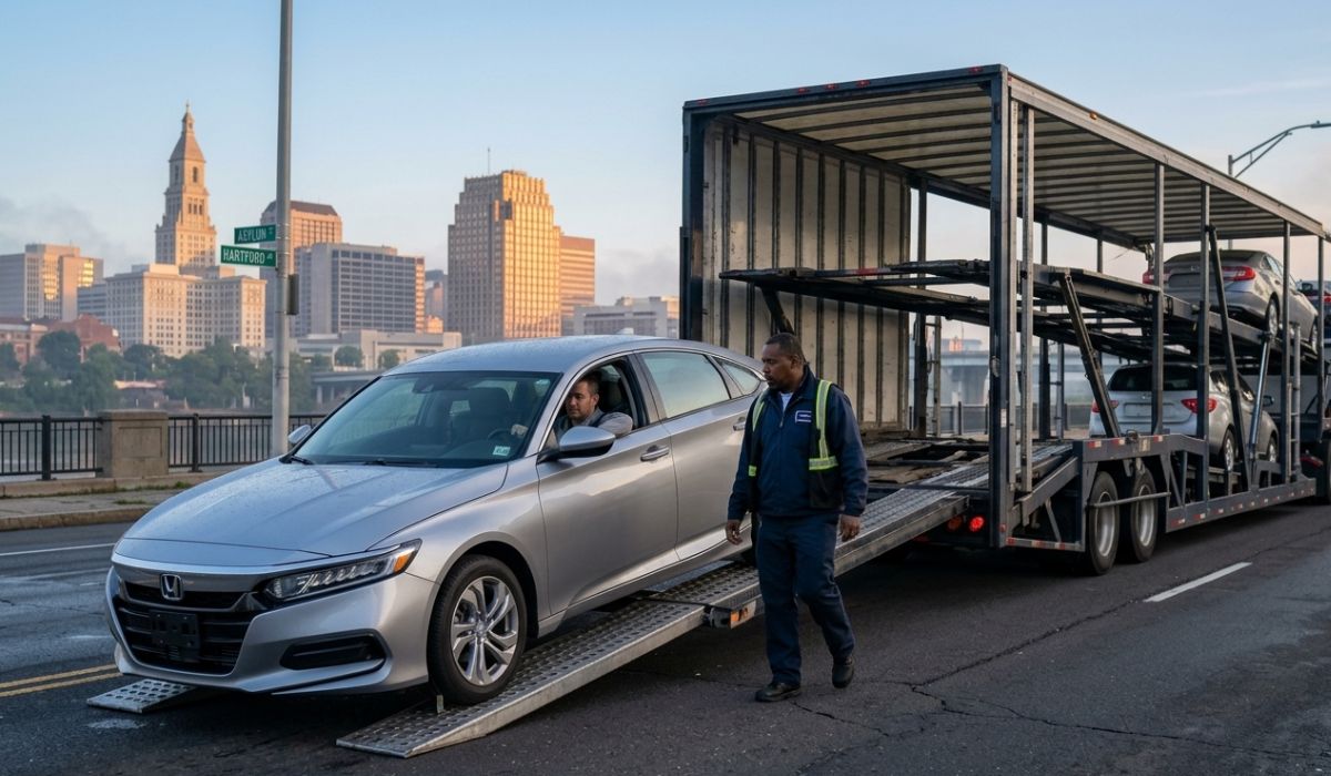Vehicle pickup in Hartford CT for Connecticut to Maryland auto transport
