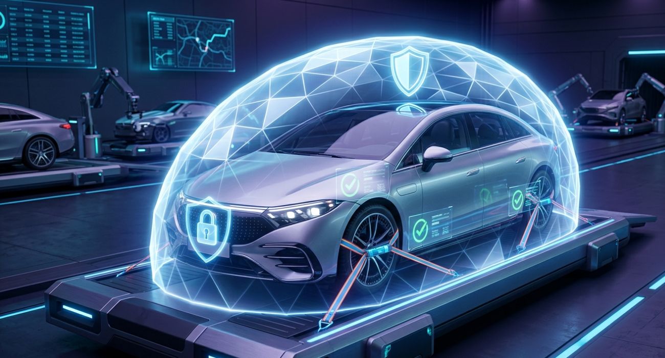 Insurance protection concept for safe and insured Wyoming vehicle transport.