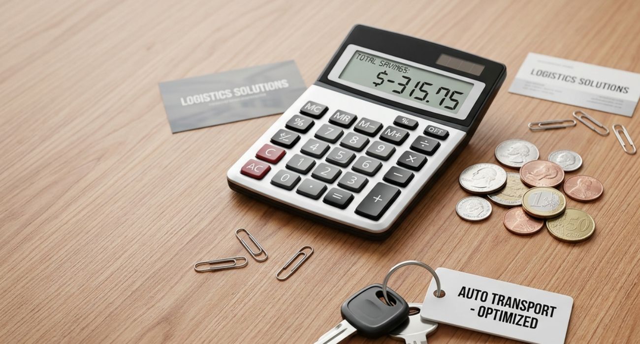 Affordable auto shipping Connecticut cost saving tips and planning concept