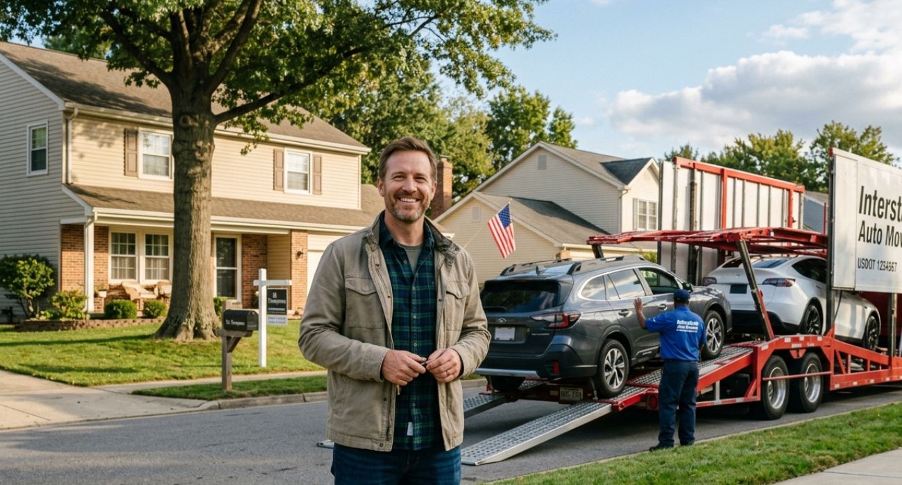 costumer using multi car transport services for relocation