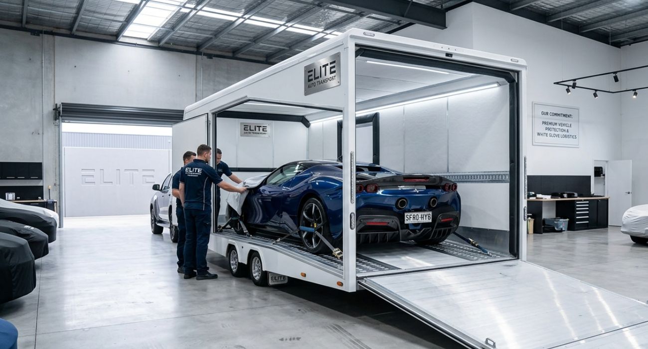 enclosed car transport for luxury vehicle protection