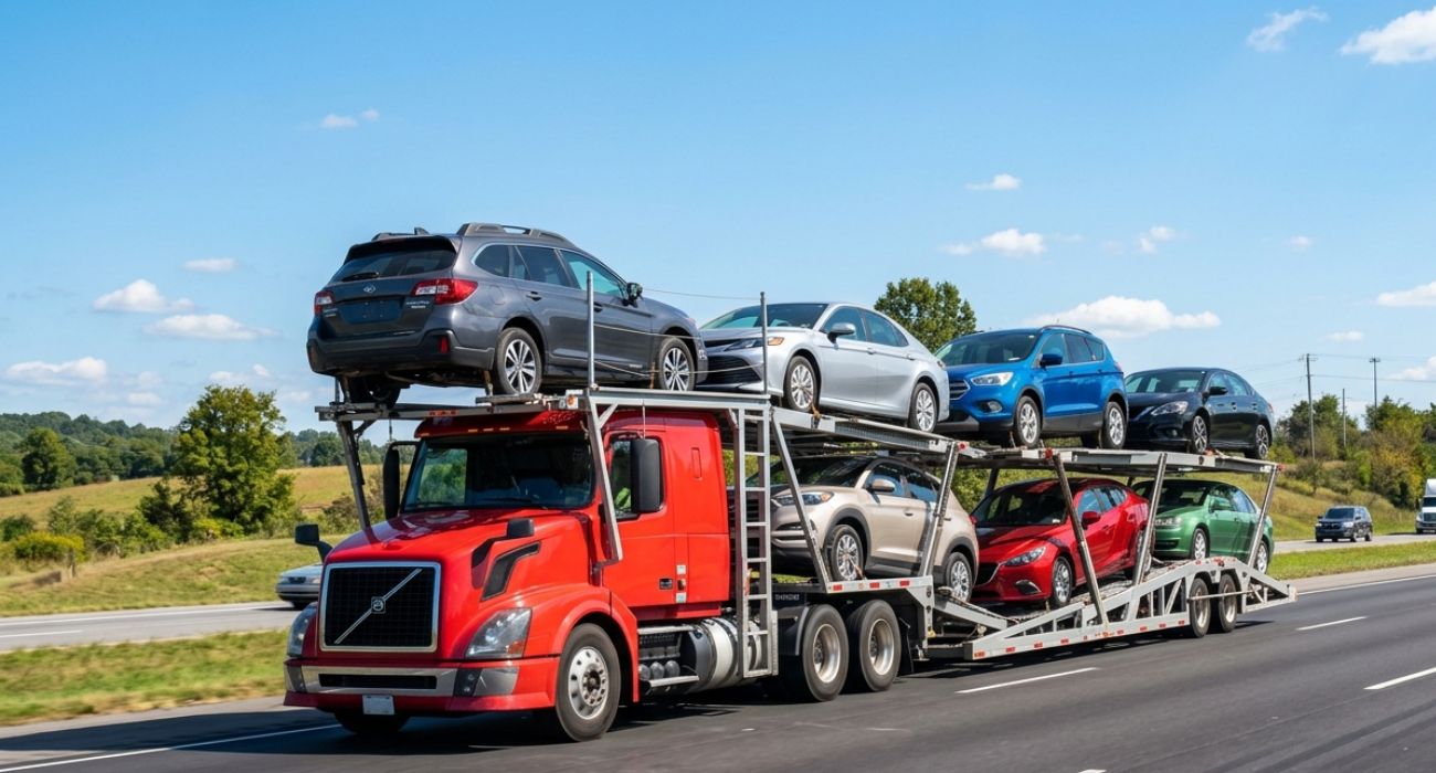 open carrier transport for multiple cars