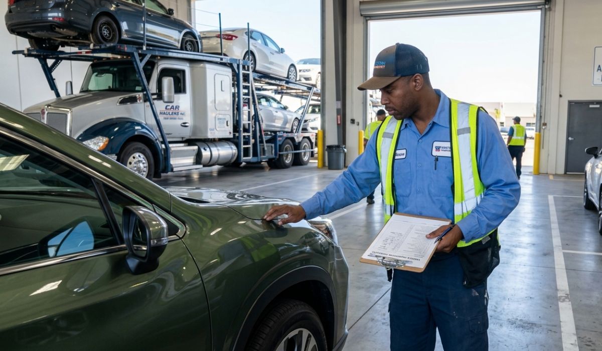 reliable auto transport inspection by vehicle transport company