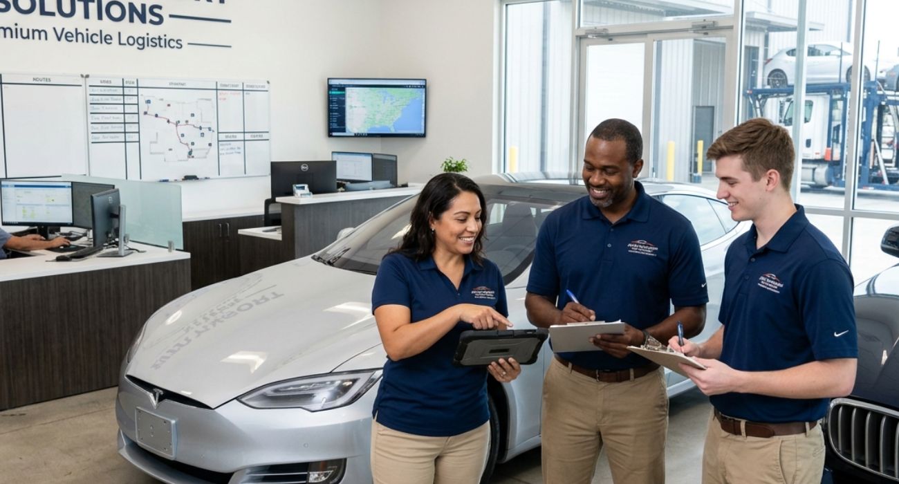 reliable car shipping company team providing auto transport texas service