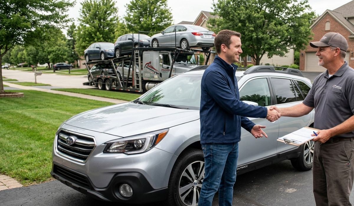 vehicle delivery service inspection after transport