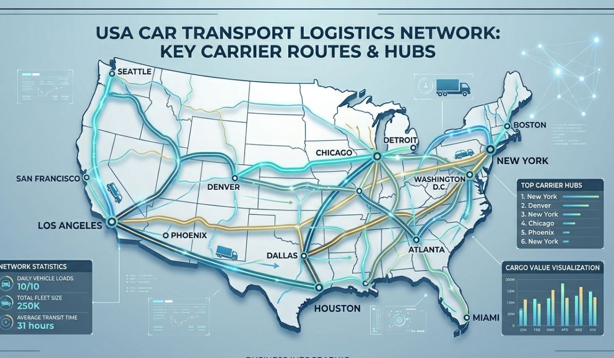 Alabama car shipping cost comparison for popular routes including Alabama to Texas, Florida, California, and New York