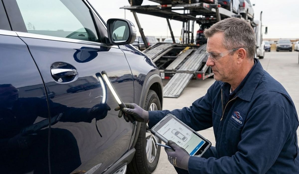 Car inspection checklist before auto transport pickup