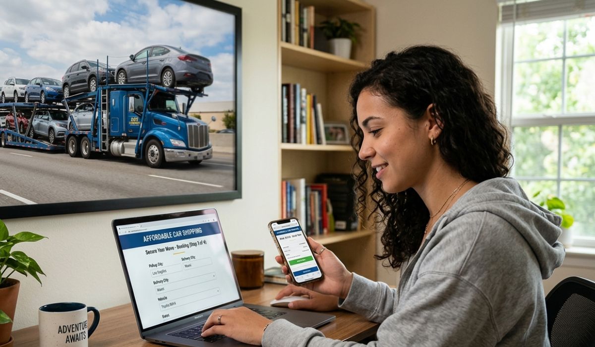 Customer getting instant Ohio to New York car shipping quote from SpeedComd online