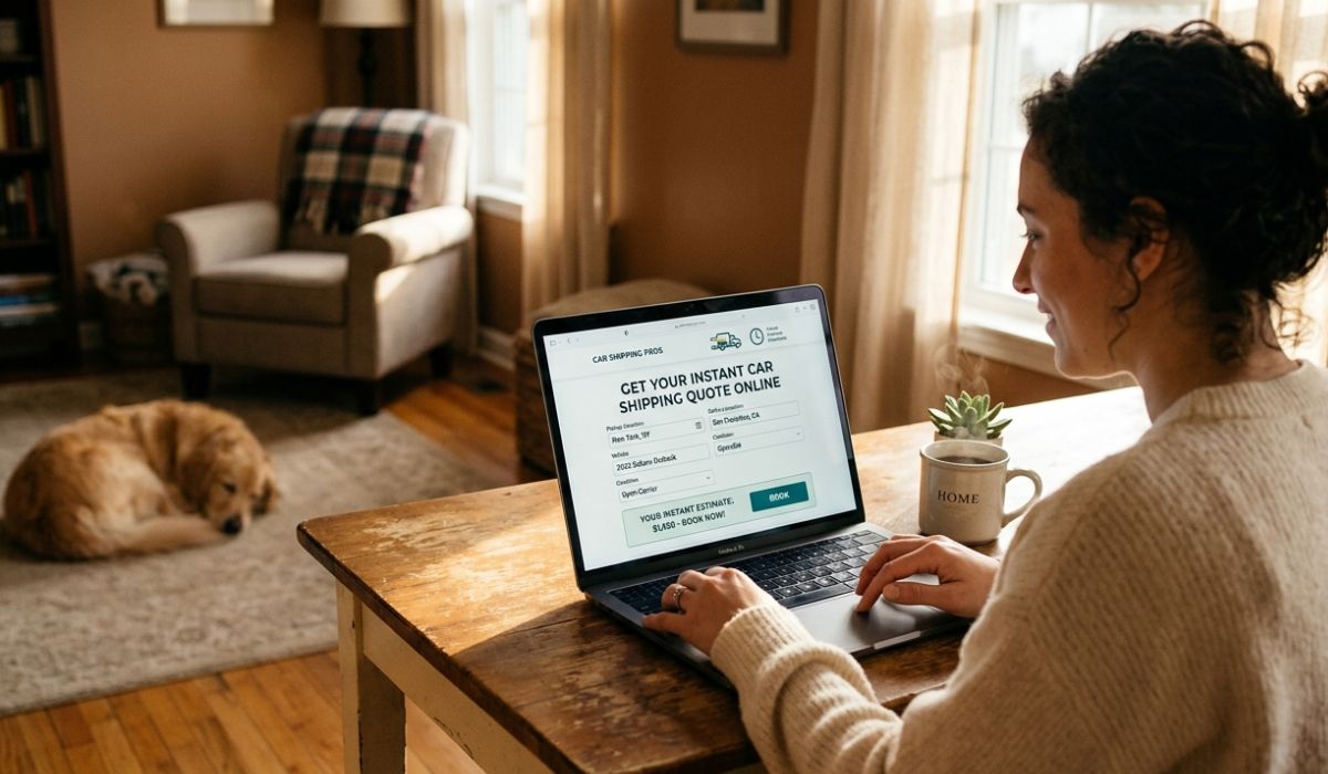 Customer requesting Vermont to Ohio car shipping quote from SpeedComd online platform