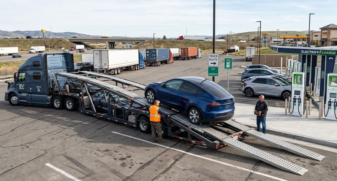 Electric vehicle shipping from Florida to Indiana