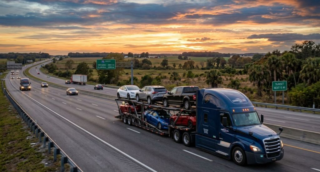 Florida to Indiana car shipping