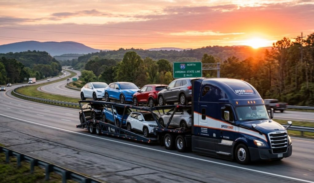 north carolina to virginia car shipping