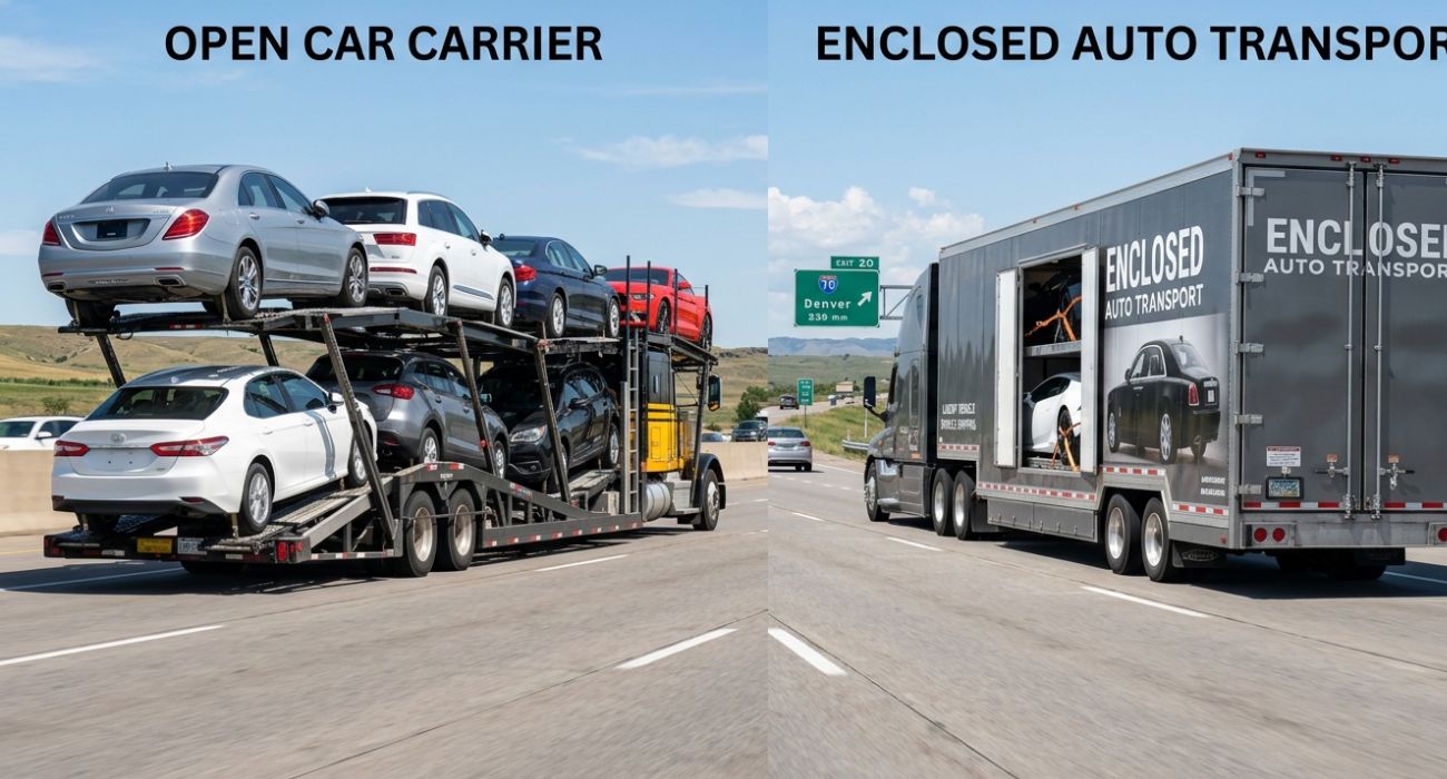 Open vs enclosed auto transport comparison