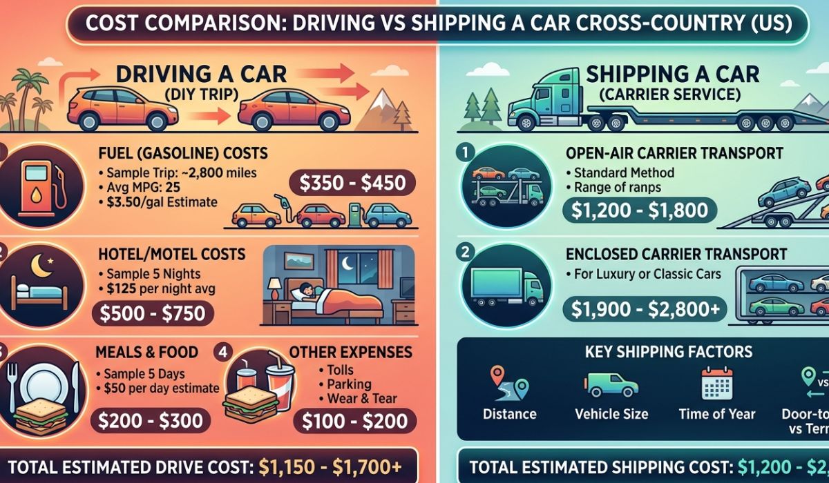 Open vs enclosed Las Vegas Car Shipping transport comparison