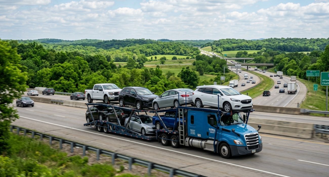Popular Florida to Indiana car shipping route
