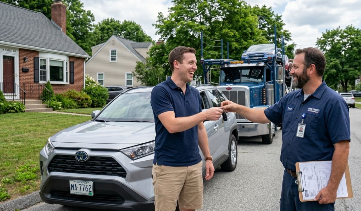 Door to door auto transport Georgia to Colorado with professional driver delivering vehicle safely to customer home