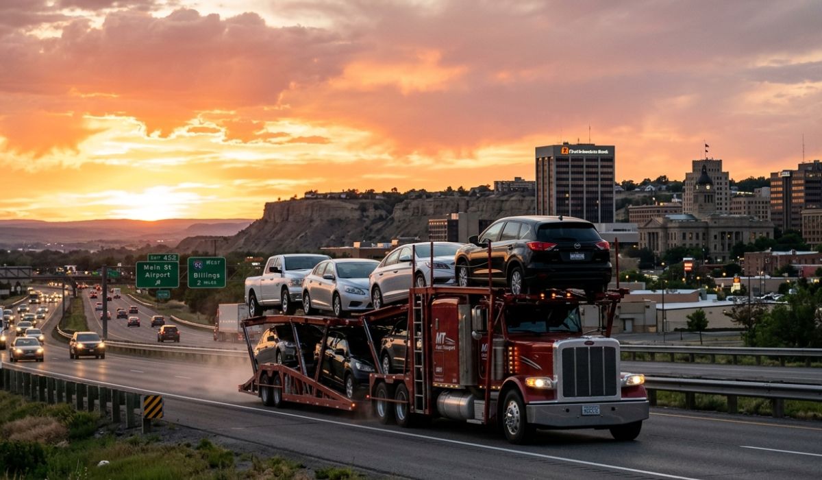 Florida to Virginia car shipping open auto transport carrier loading cars for long distance interstate delivery service
