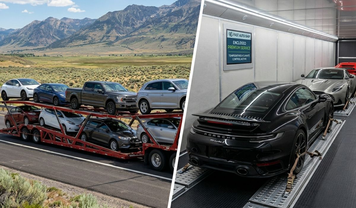Open and enclosed Lubbock car shipping options available through Speedcomd auto transport services