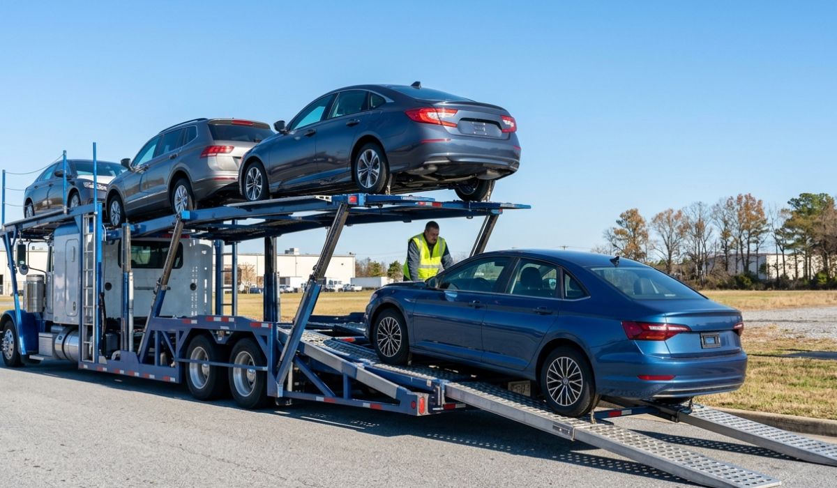 Professional Tampa auto transport carrier providing licensed and insured vehicle shipping services through SpeedComd