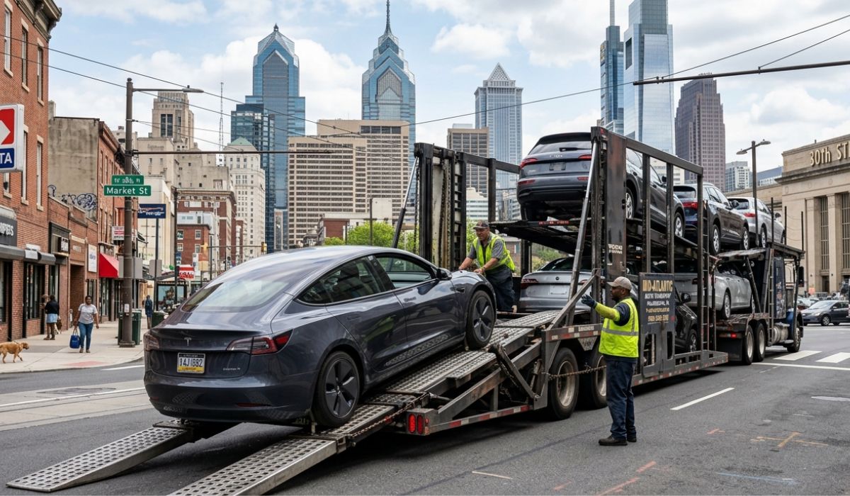 St Louis Missouri highway network supporting car shipping services with transport trucks moving across interstate routes