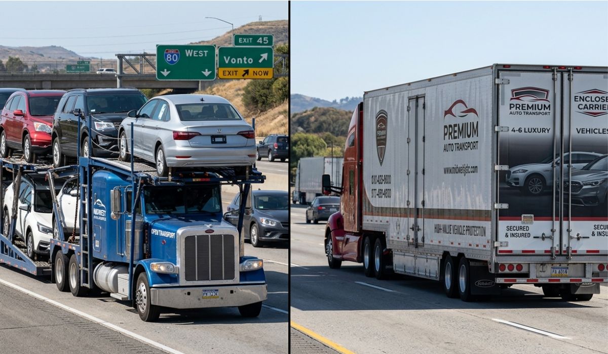 Affordable Louisiana to California car shipping cost estimate with open and enclosed auto transport