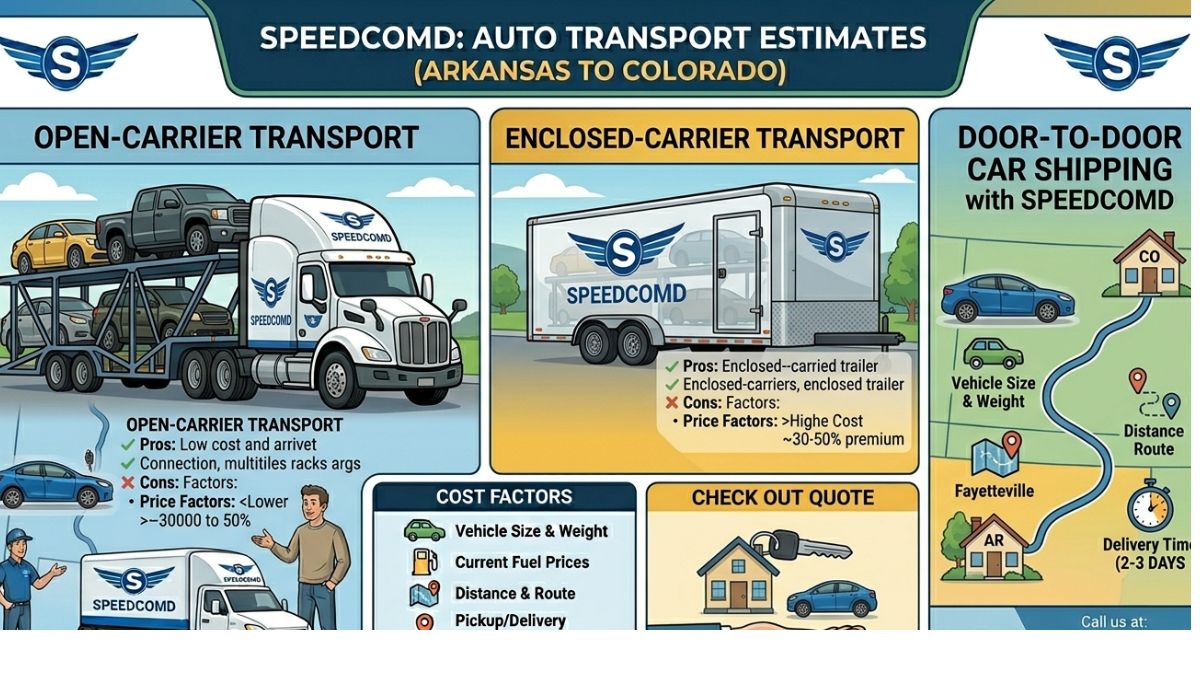 Florida to Colorado car shipping cost comparison for open and enclosed auto transport services