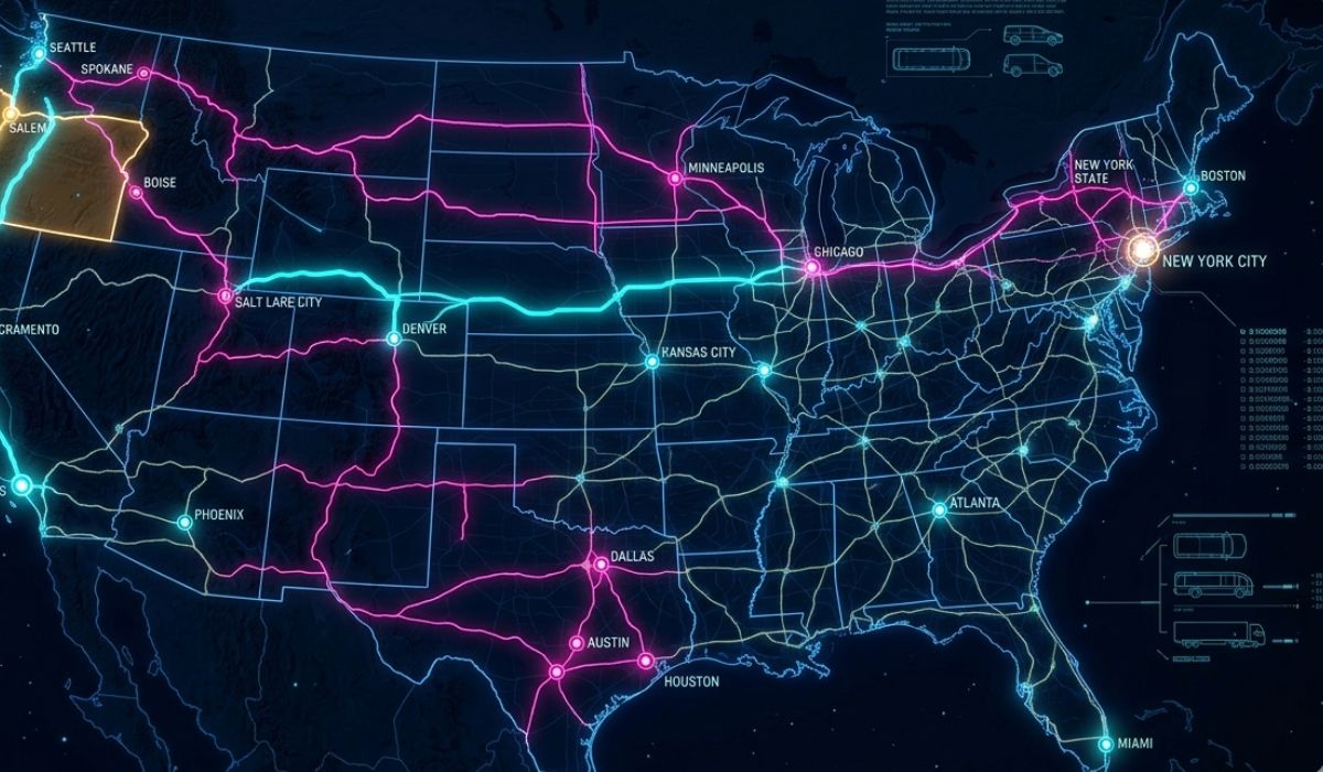 Massachusetts to Arizona car shipping route from Boston to Phoenix with reliable SpeedComd auto transport service