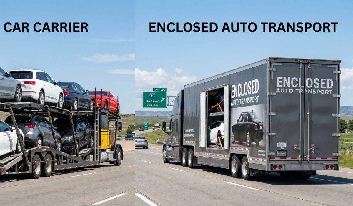 Open and enclosed car transport options for Tuscaloosa Car Shipping by SpeedComd