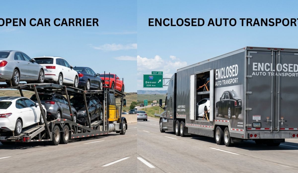 Open and enclosed Ogden car shipping options provided by SpeedComd for safe auto transport